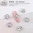 10PC Alloy Butterfly Zircon Nail Art Rhinestone 3D Gold Silver Shiny Diamond Nail ART Gems Butterfies Crystal Manicure Accessory | Cncures