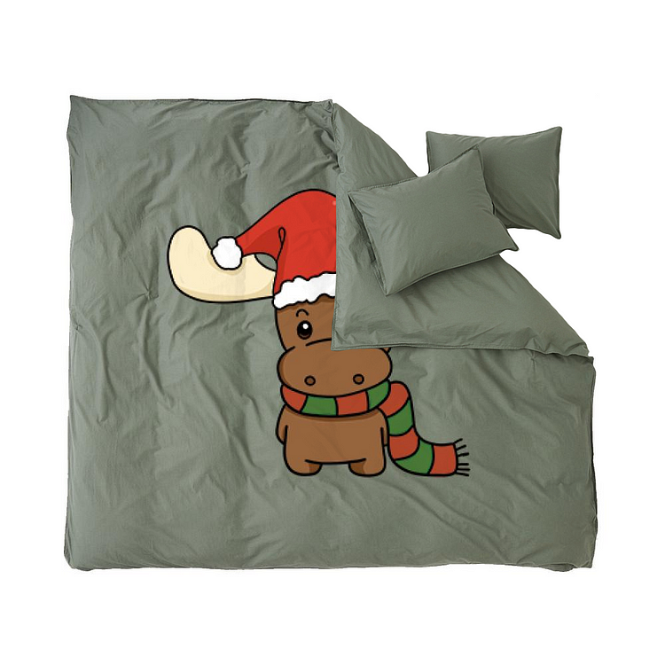 Cute Little Reindeer, Christmas Duvet Cover Set