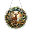 Diamond Painting Single-Sided Acrylic Deer Pendant for Home Wall Door and Window Decoration