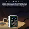10 In 1 Multifunctional Air Quality Detector Type-C Charging Carbon Dioxide Airs Tester LCD Screen Portable Smartair Quality Tester for CO2 CO TVOC HCHO Temp AQI PM2.5 10 Detect