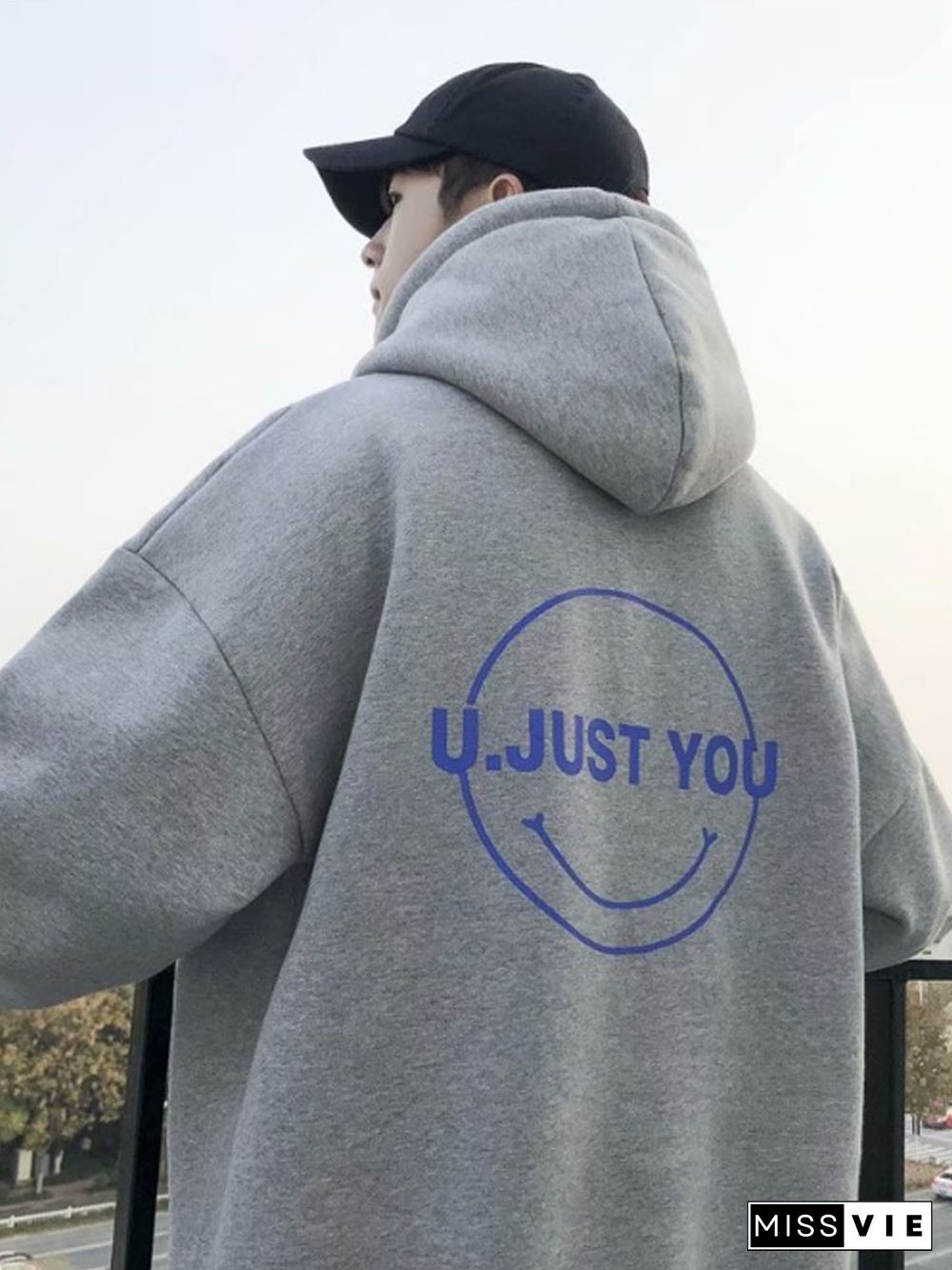 V-Neck Long-Sleeved Solid Color Sweater