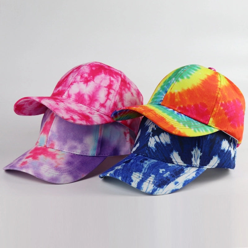 New Graffiti Printing Trendy Curved Brim Peaked Cap Spring And Summer Male And Female Students Outdoor Sun Protection Baseball Cap