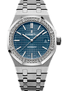 Silver 904L Steel Blue Dial - Watch - 37mm