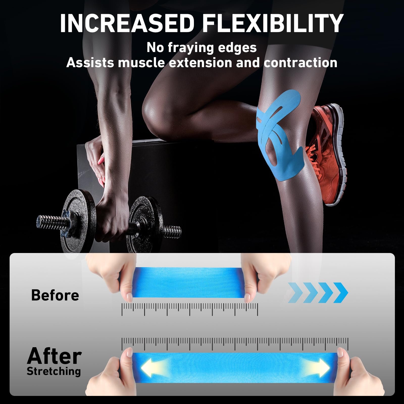 Kinesiology Tape for Knees Pre Cut