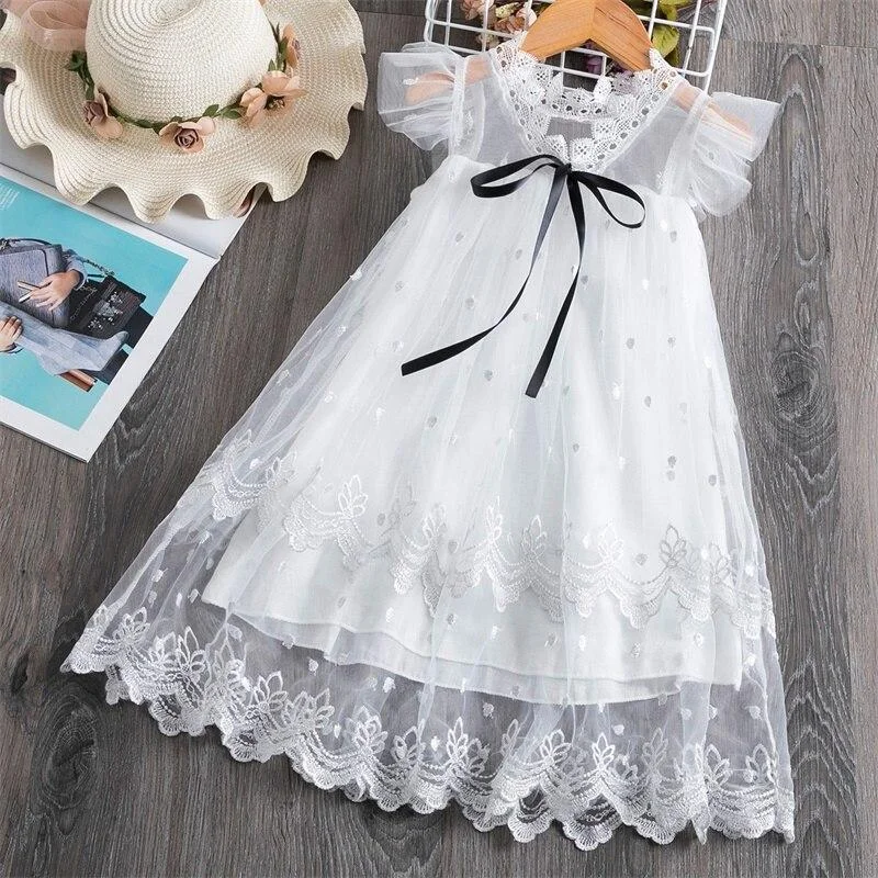 Toddler Kids Dresses for Girls Sleeveless Girls Princess Dress Kids Summer Dress Children Teenage Girls Clothes Ruched Dresses