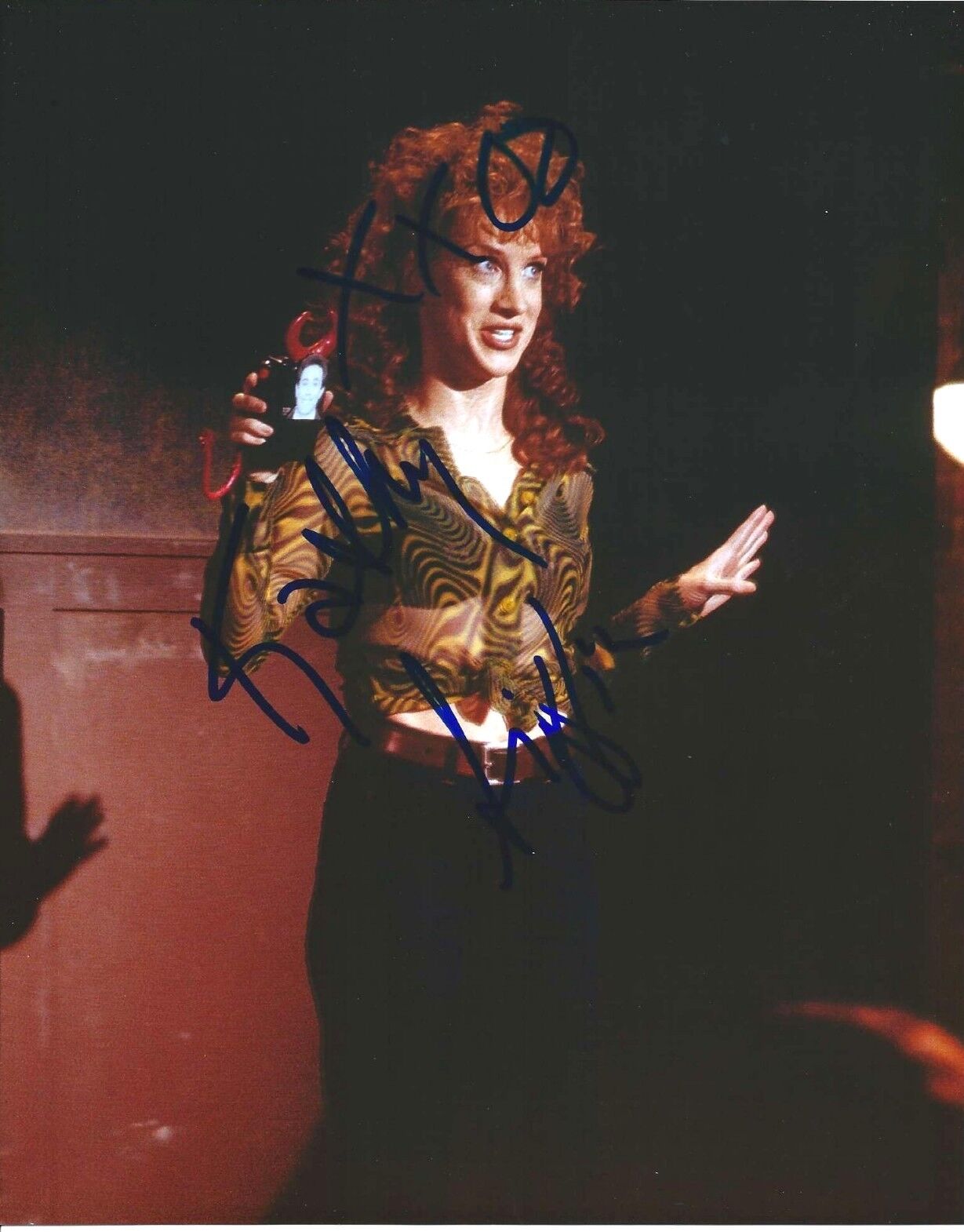 COMEDIAN KATHY GRIFFIN HAND SIGNED AUTHENTIC 'SEINFELD' 8X10 Photo Poster painting w/COA