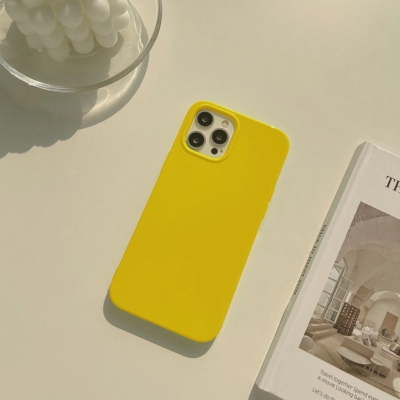 Minimalist Solid Color Tpu Phone Cases