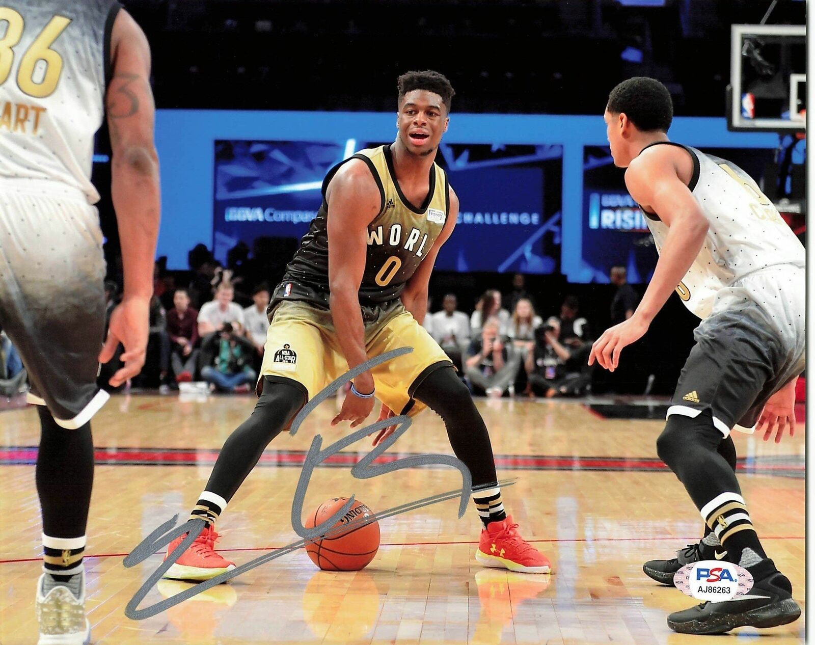 Emmanuel Mudiay signed 8x10 Photo Poster painting PSA/DNA Denver Nuggets Autographed Jazz