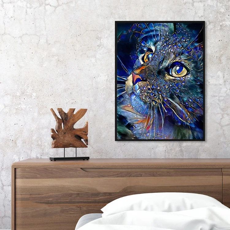 Cat - Full Square - Diamond Painting(30*40cm)