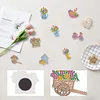 8pcs DIY Bouquet Diamond Painting Acrylic Fridge Magnet