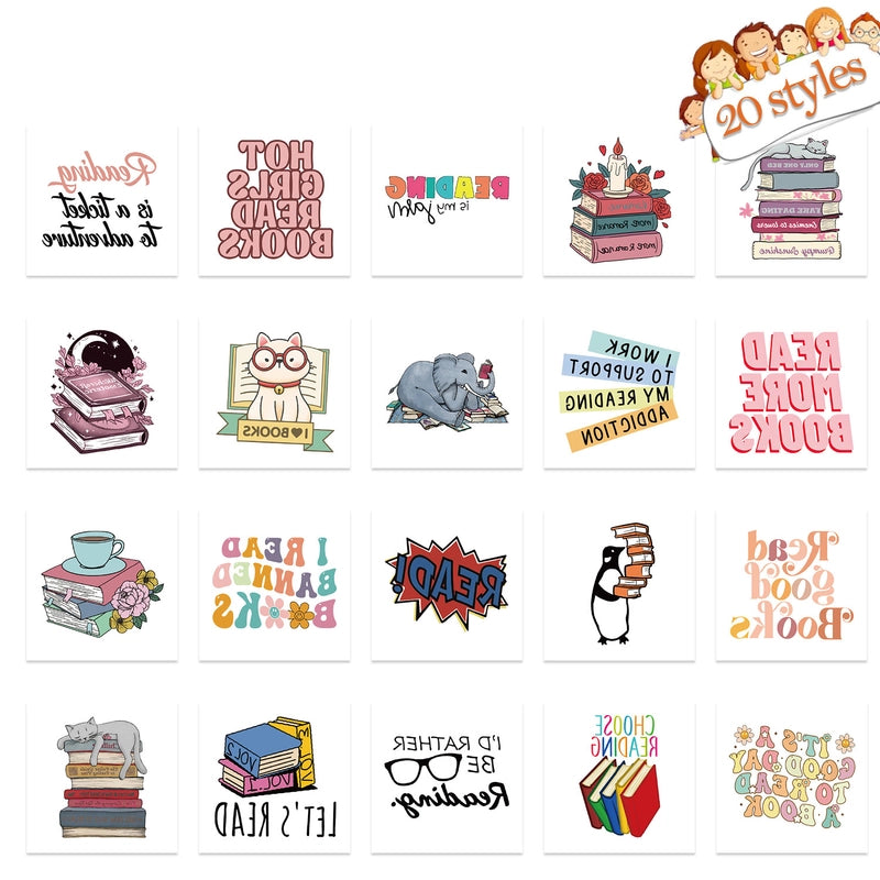 Book Letter Paper Tattoos & Body Art 1 Set