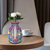 Diamond Painting Wooden Flower Diamond Painting Flower Vase Ornaments for Home Office Decor