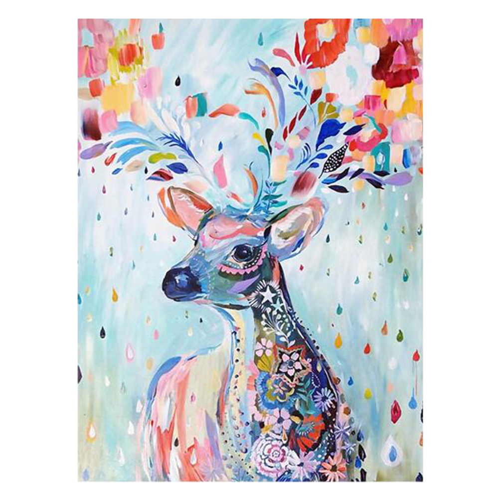 

Deer - 11CT Stamped Cross Stitch - 55*70CM (Big Size), 501 Original