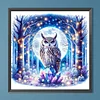 Diamond Painting -DIY Round Drill Owl(40x40cm)