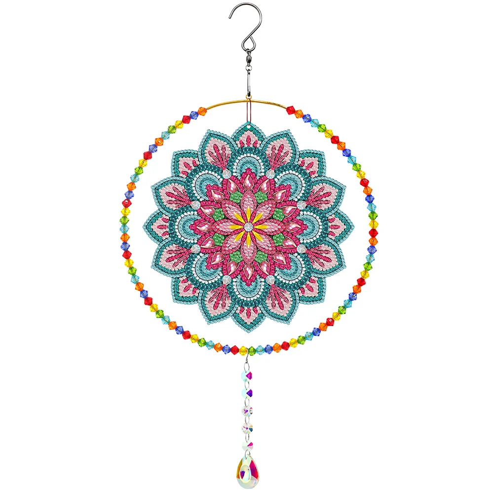 DIY Mandala Suncatcher Diamond Painting Hanging Pendant Crystal Painting Ornament