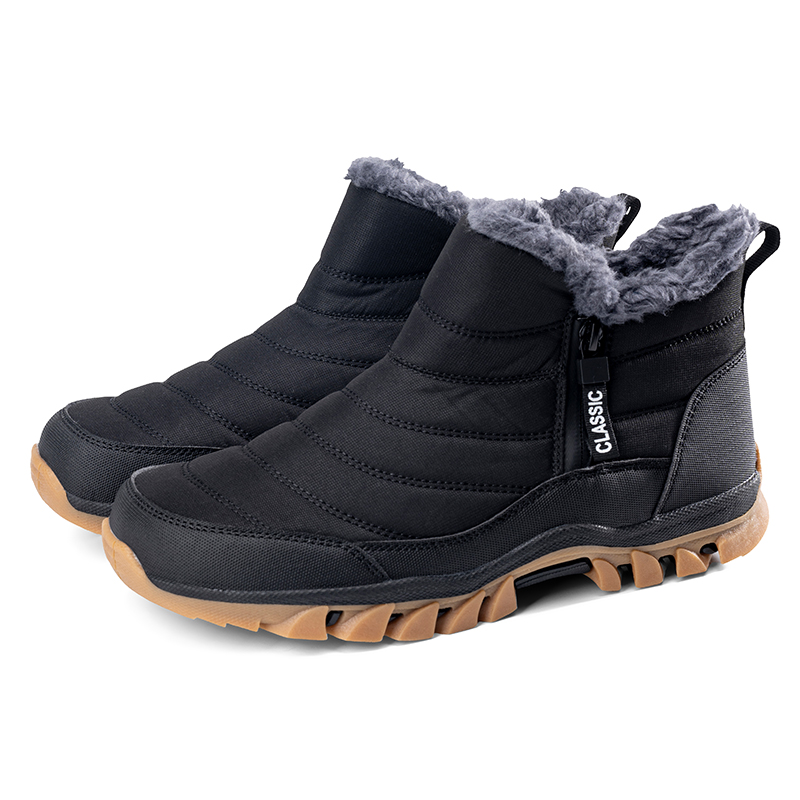 Lookouta shoes for mens dress Men snow Boots Warm Fur Ankle Boots Winter Shoes Men Snow Boots Couple Winter Casual Sneakers zips Lightweight Booties Men