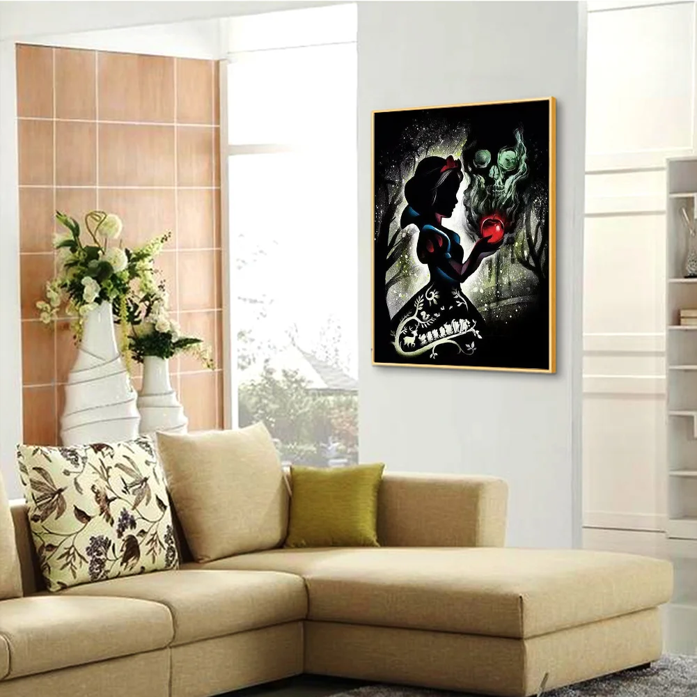 Diamond Painting - Full Round Drill - Snow White(Canvas|30*40cm)