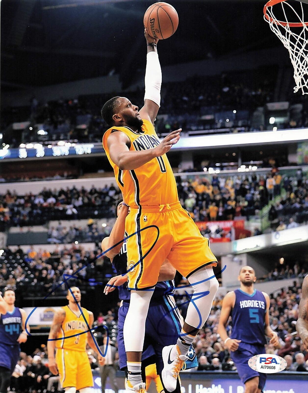 CJ MILES Signed 8x10 Photo Poster painting PSA/DNA Indiana Pacers Autographed