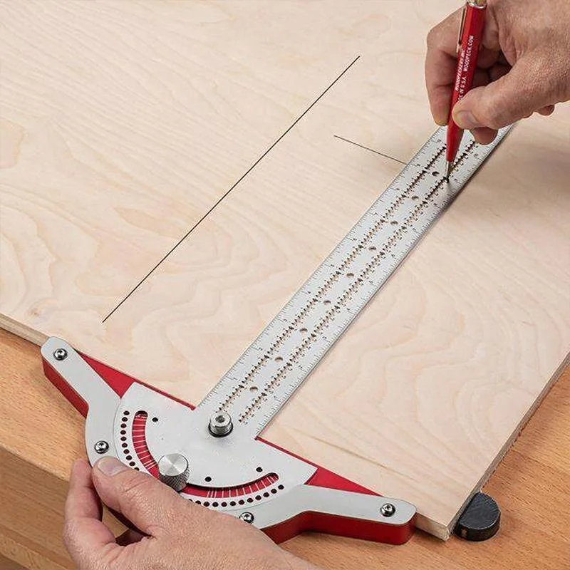 Adjustable Woodworkers Edge Rule