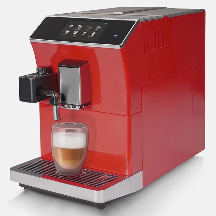  Mcilpoog Máquina de café expreso súper automática WS-203 con  pantalla táctil elegante para preparar 16 bebidas de café : Hogar y Cocina