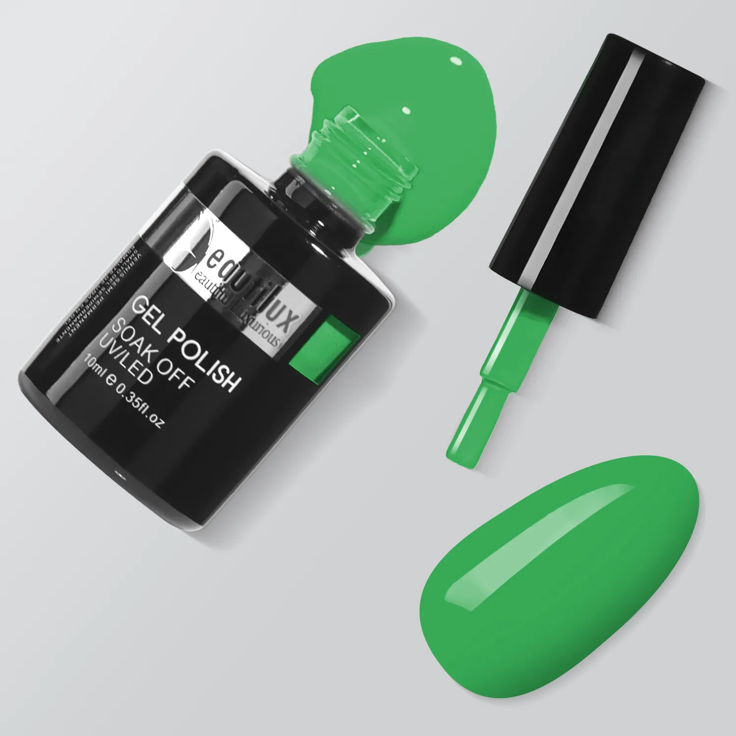 HEMA& TPO Free Nail Gel Polish Color 10ml Spring Collection-Feuille de th&eacute;