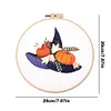 Pumpkin Hat-Embroidery Kit