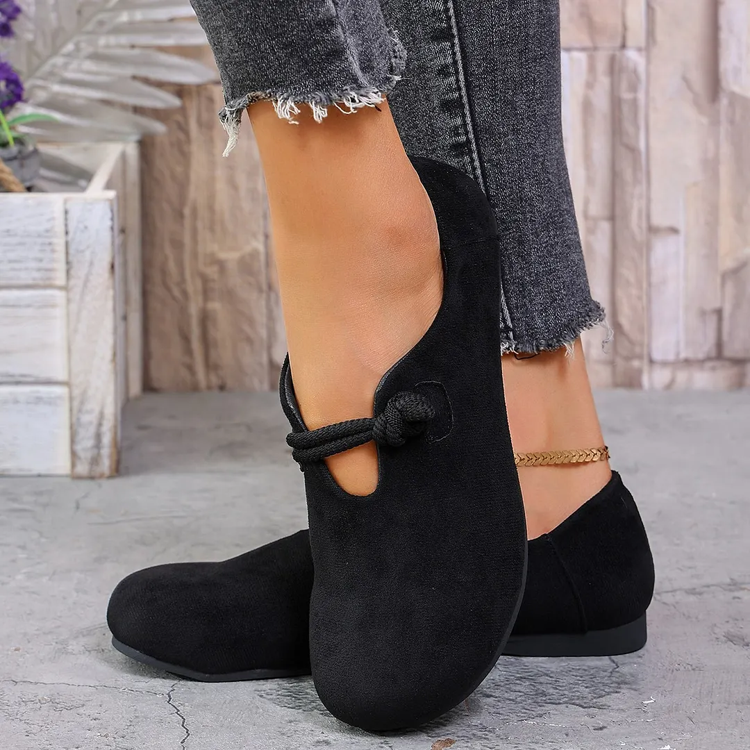 Breakj Breakj Round Head Single Shoes Women 2025 Spring And Autumn New Birken Shoes Children Flat Soles Casual Happy Shoes