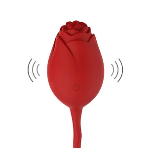 Rose Egg Jumping Vibrator – 12-Frequency Waterproof Stimulator