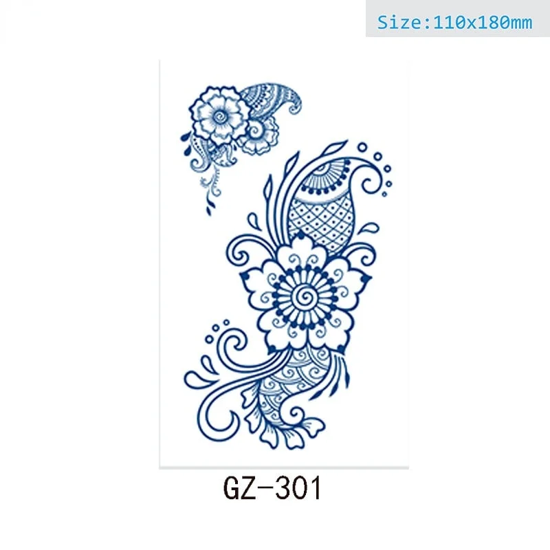 Net Red Herbal Juice Semi-permanent Waterproof Sweat-proof Tattoo Masking Scar Tattoo Sticker Herbal Juice Tattoo Sticker