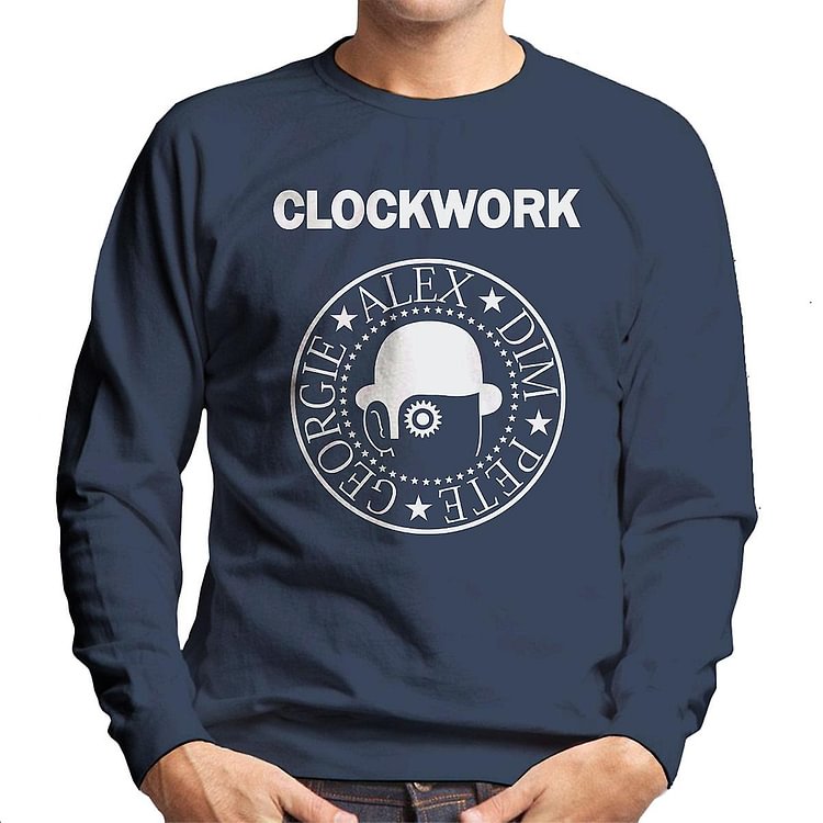 Clockwork Orange Ramones Logo Men's Sweatshirt
