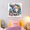 Christmas Gnome Candles-11CT Stamped Cross Stitch 40*40cm/15.75*15.75in