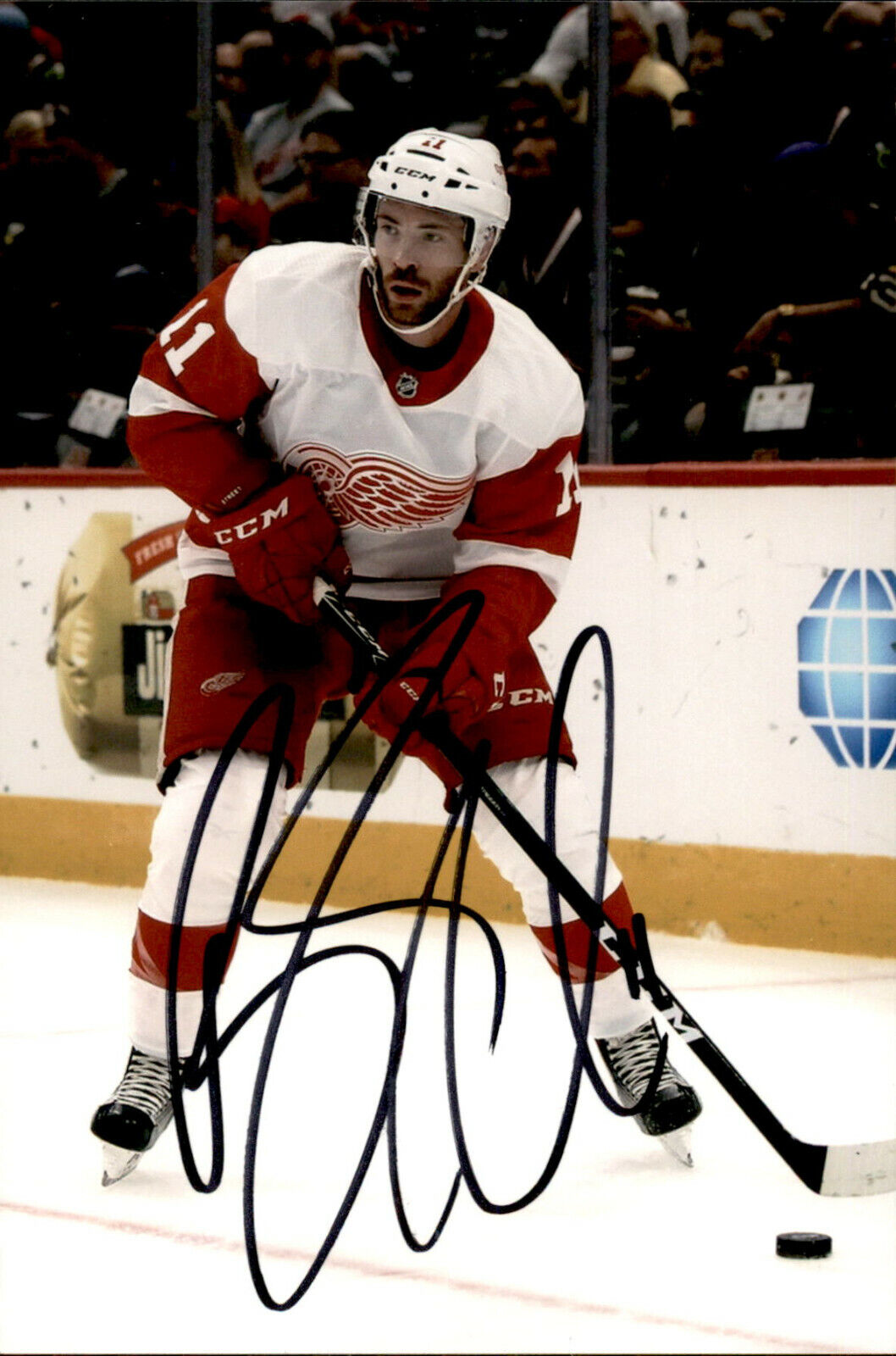 Ben Street SIGNED 4x6 Photo Poster painting DETROIT RED WINGS #2