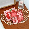 10PCS Cute Pink Red Chinese Wedding Square Packet Envelope