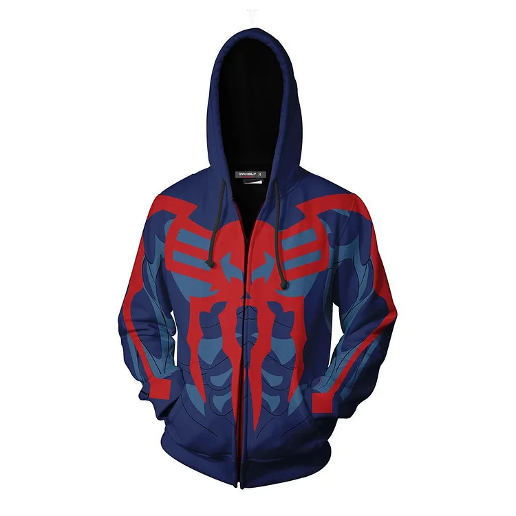 Men Spider Hoodie Spider-Man Sports Zipper Sweater