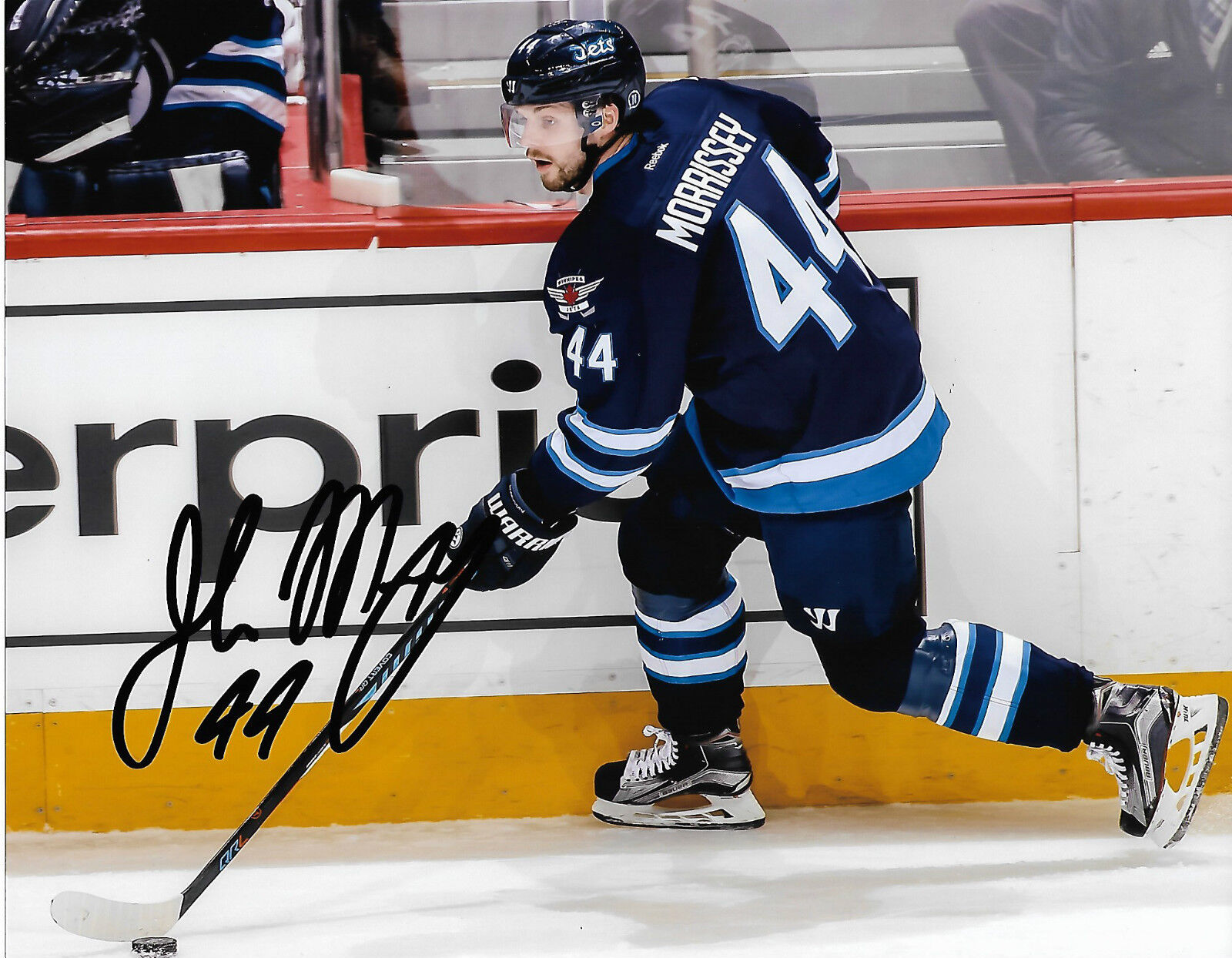 Winnipeg Jets Josh Morrissey Autographed Signed 8x10 Photo Poster painting COA