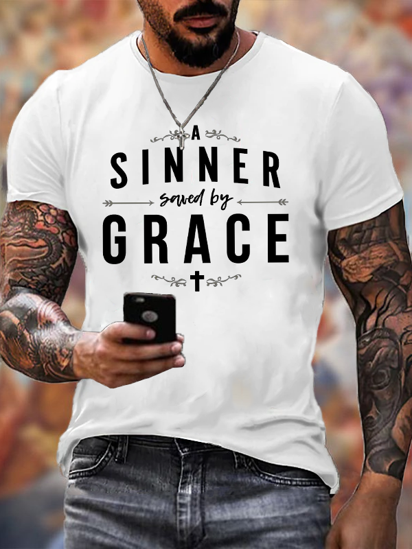sinner saved by grace tattoo