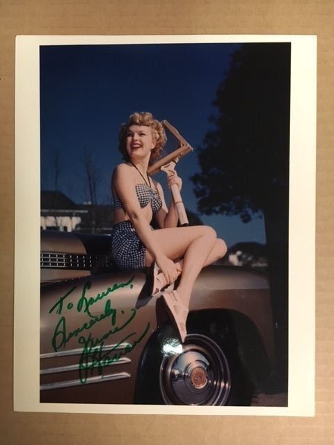 June Haver Vintage Signed Autographed 8x10 Color Photo Poster painting JSA Precertified