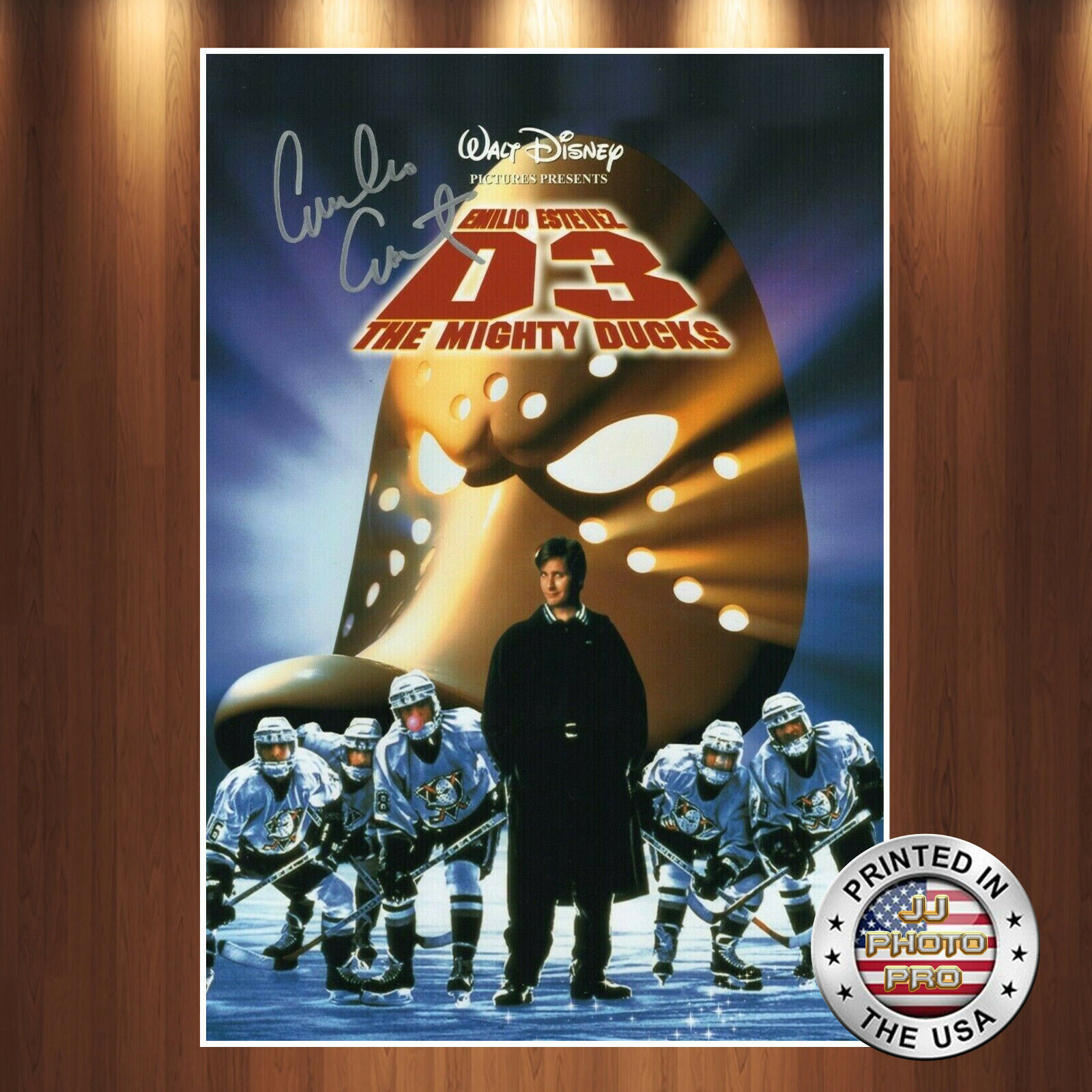 Emilio Estevez Autographed Signed 8x10 Photo Poster painting (The Mighty Ducks) REPRINT