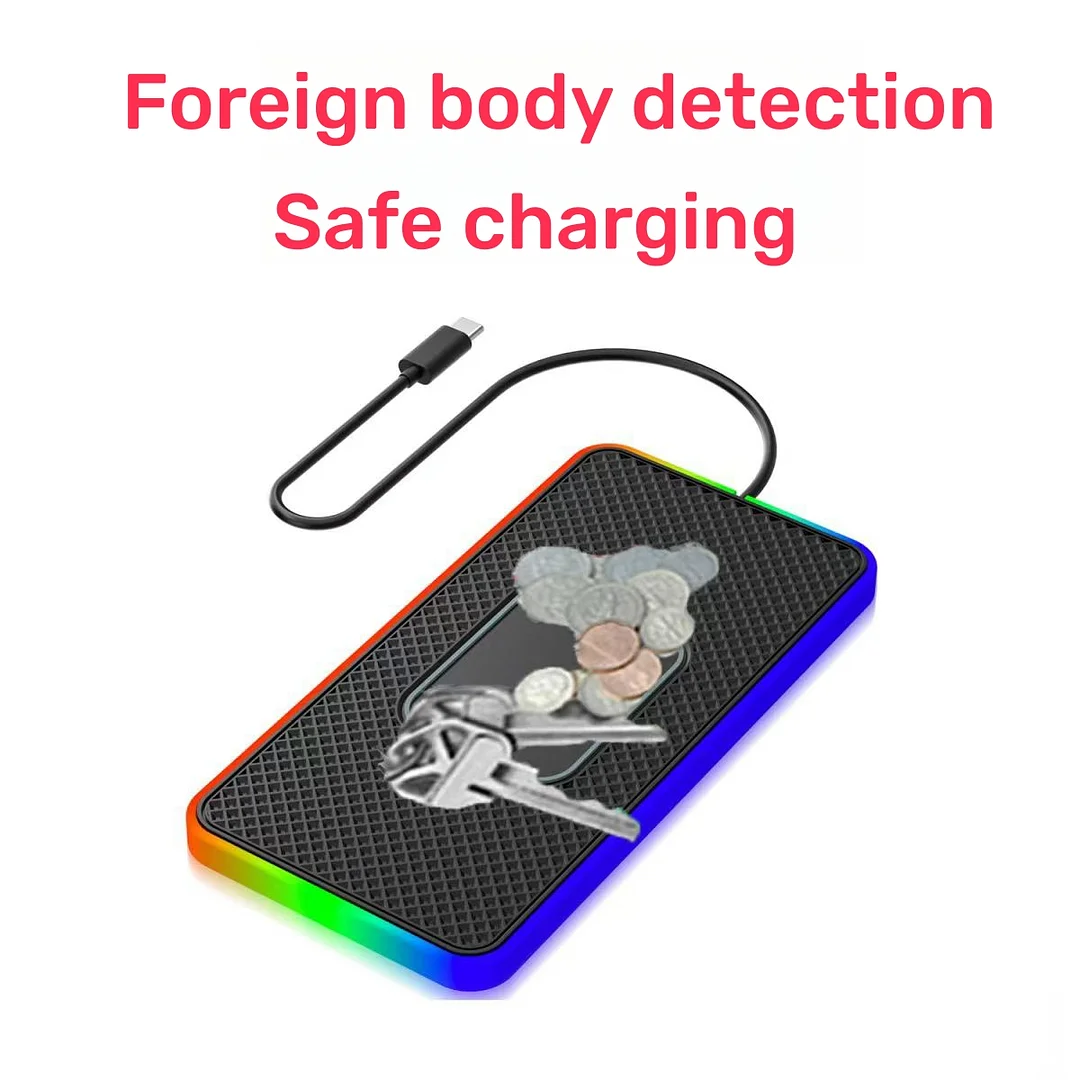 LED light-emitting car mobile phone wireless charger