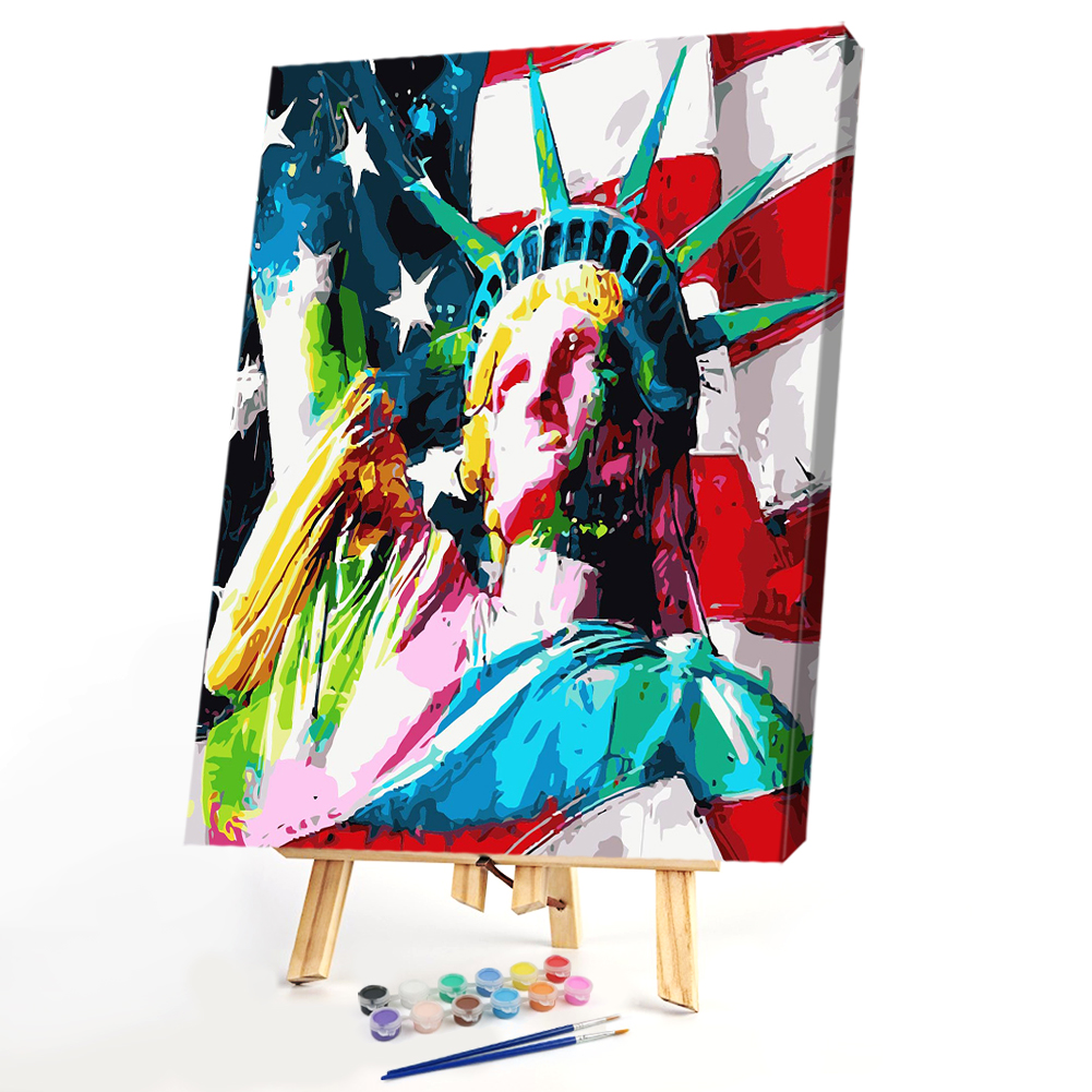 

40*50CM Paint By Numbers-Statue of Liberty, 501 Original