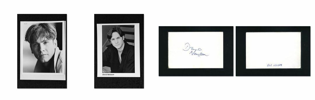 David Newsom - Signed Autograph and Headshot Photo Poster painting set - Wes Craven's New Nightm