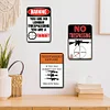 3PCS Warning Shot - Metal Tin Signs Set(8*12Inch/12*16Inch)