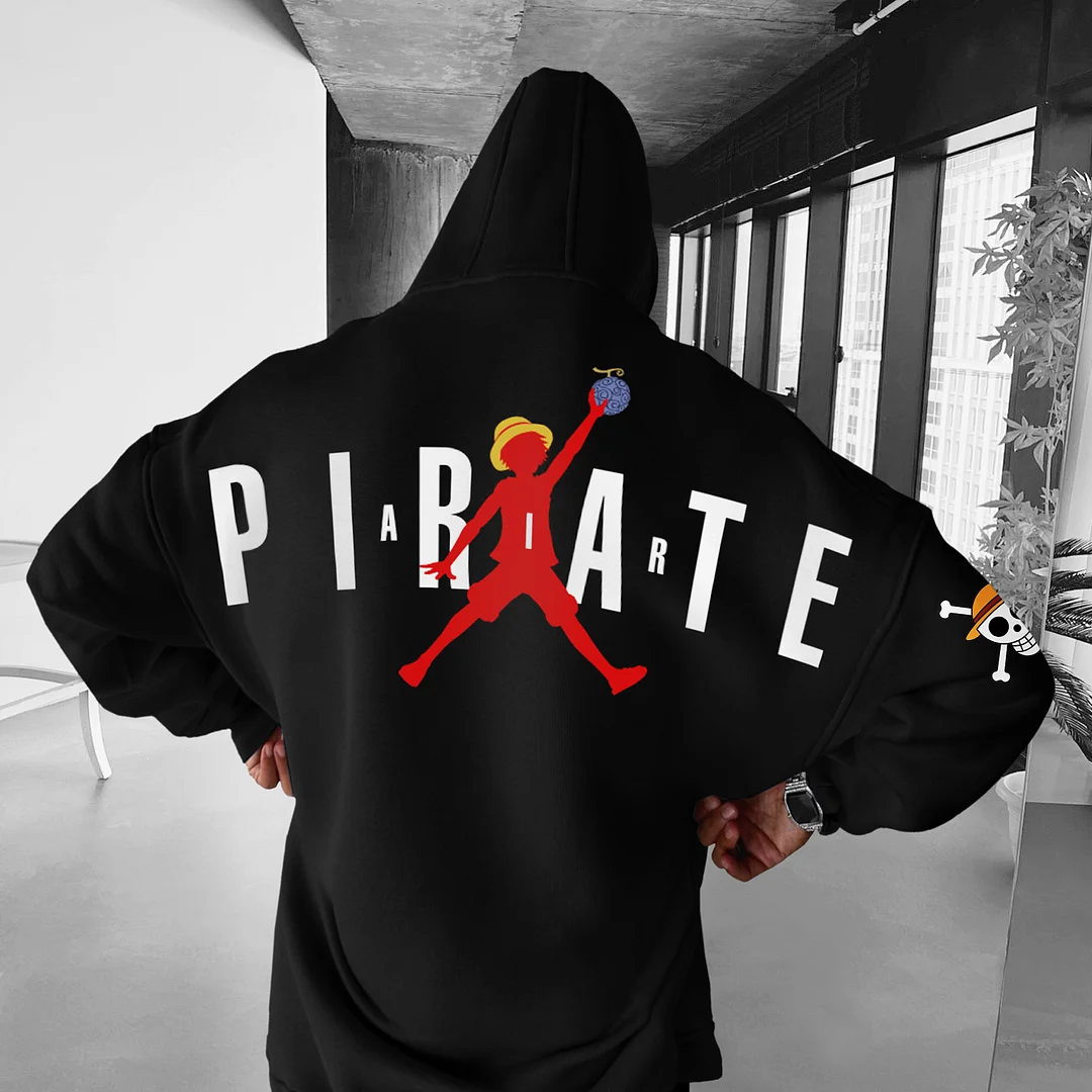 Oversize Pirate Hoodie、、URBENIE