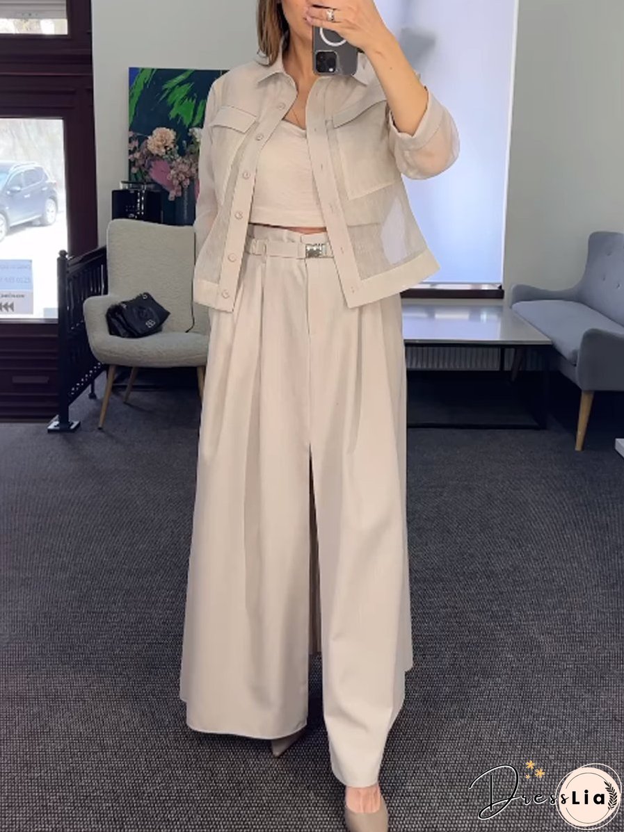 Double Pocket Long Sleeve Shirt