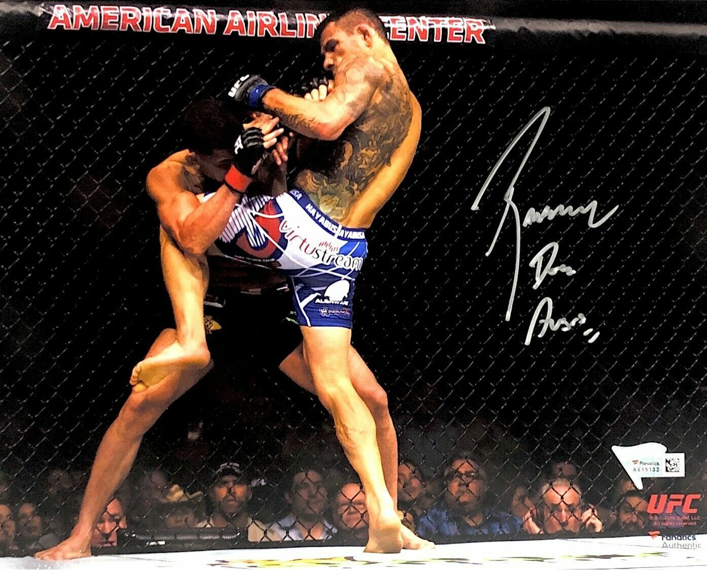 RAFAEL DOS ANJOS HAND SIGNED AUTOGRAPHED 8X10 UFC MMA Photo Poster painting WITH FANATICS COA 1