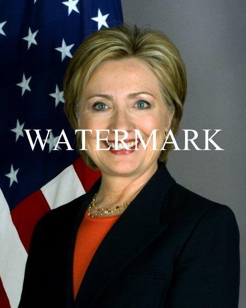 HILLARY CLINTON Secretary of State 8 x 10 Glossy Photo Poster painting