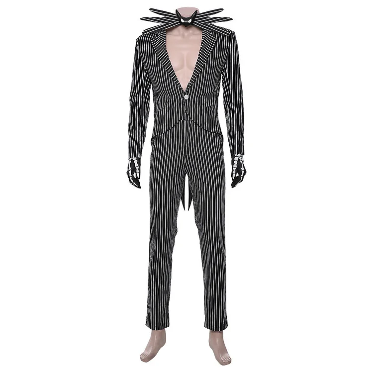 The Nightmare Before Christmas Jack Skellington Uniform Cosplay Costume