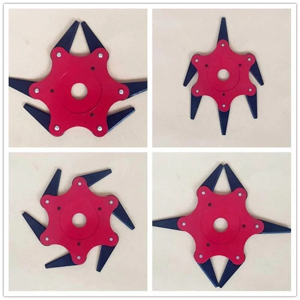 Universal 6 Blades Trimmer Head For Lawn Mower