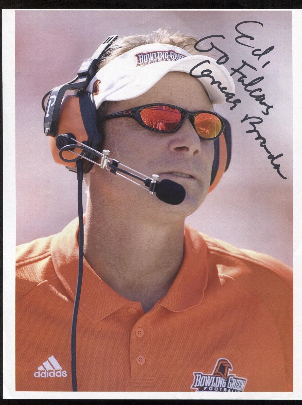 Gregg Brandon Signed 8.5 x 11 Photo Poster painting College NCAA Football Coach Autographed