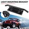 Universal Car Licence Plate Holder SUV Fog Lamp Mounting Frame Bracket
